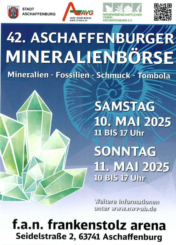 Plakat Aschaffennburger Mineralienbrse