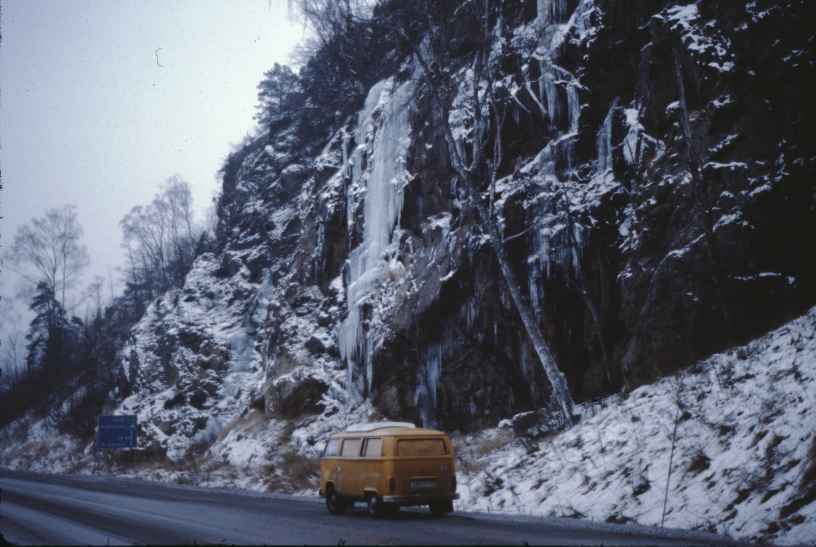 Eiszapfen in Schweden