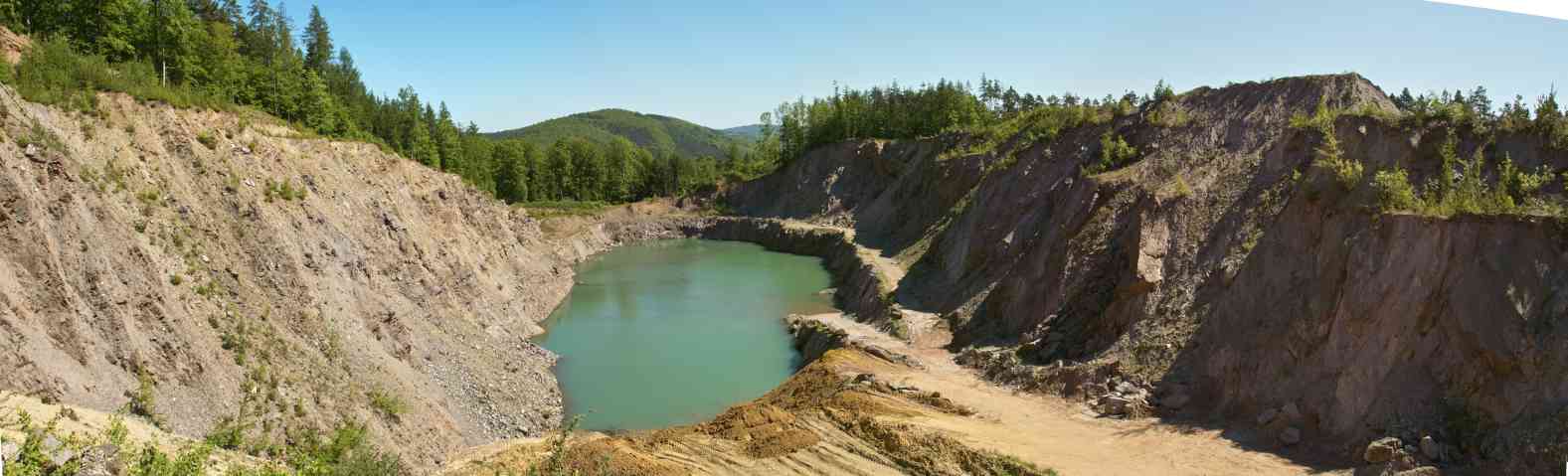 Steinbruchpanorama