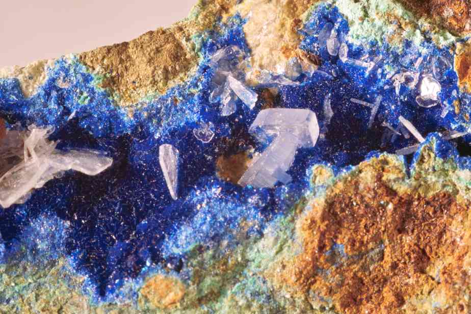 Azurit und
                Baryt