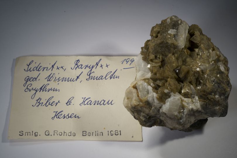 Siderit und Baryt