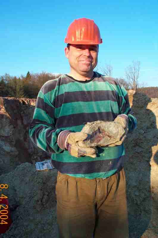 Winfried
                  Hahn der glckliche Finder