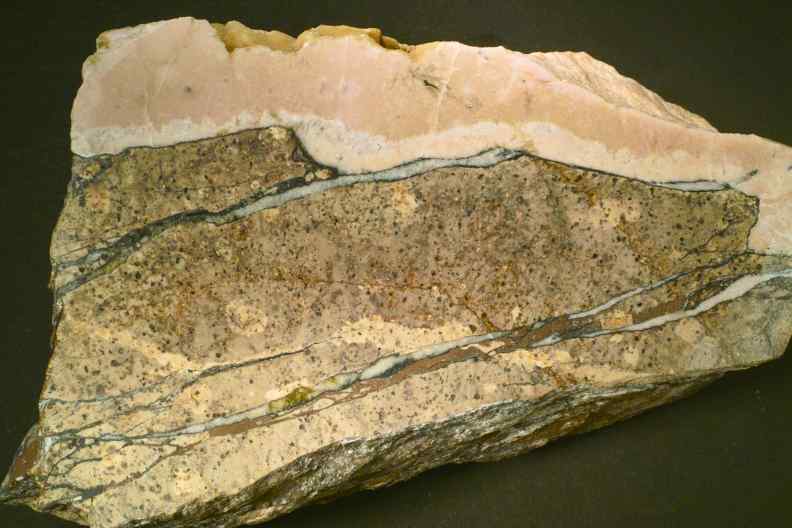 Rhodochrosit Rhyolith