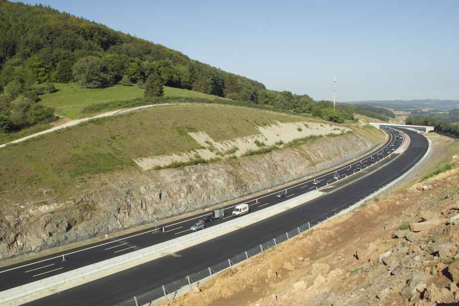 Autobahnbaustelle