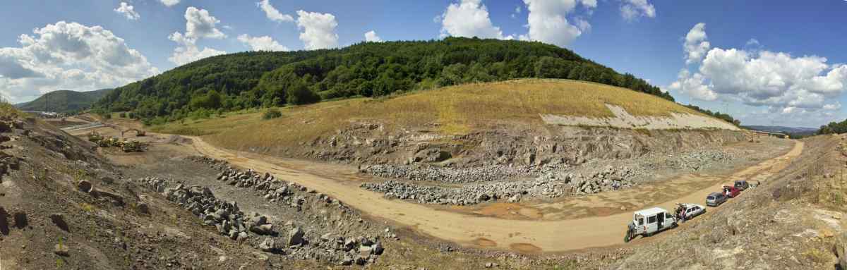 Panoramabild der
          Baustelle