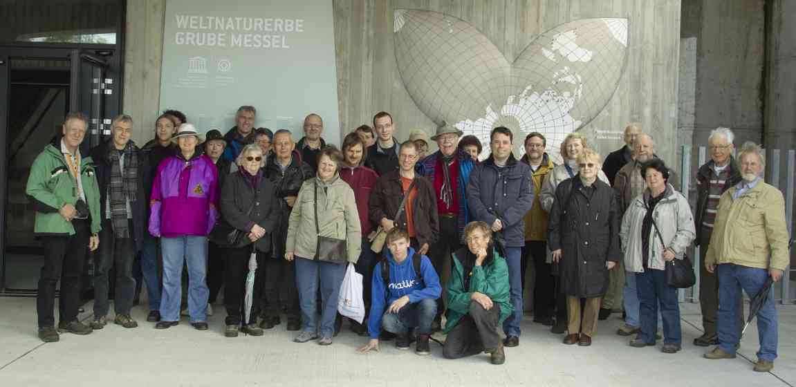 Besuchergruppe des Natwissenschaftlichen Vereins
                  Aschaffenburg