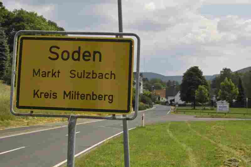 Ortsschild von Soden